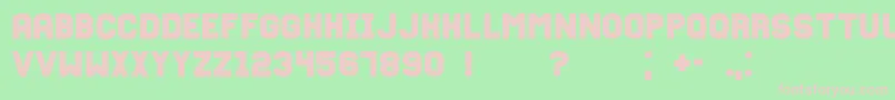 More about Fixationgrunged Font Fixationgrunged Font – Pink Fonts on Green Background