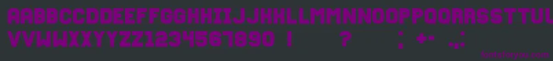 Fixationgrunged Font – Purple Fonts on Black Background