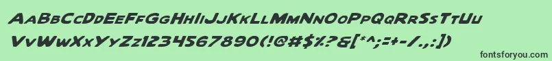 Подробнее о шрифте Quarti Шрифт Quarti – чёрные шрифты на зелёном фоне