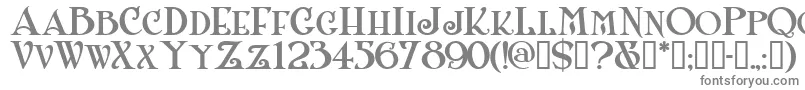 Шрифт Shanlnc – серые шрифты