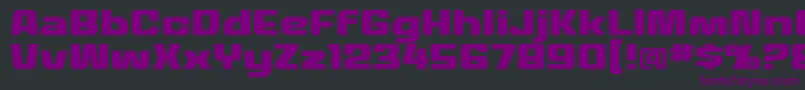 MecheffectstwolcbbReg Font – Purple Fonts on Black Background