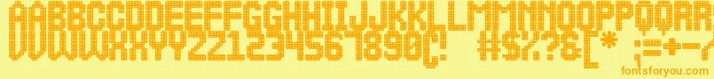 More about MalaVidaSt Font MalaVidaSt Font – Orange Fonts on Yellow Background