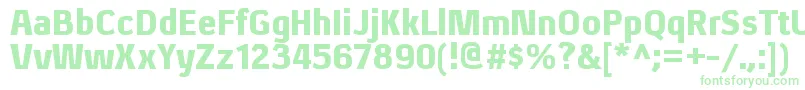 XenublRegular Font – Green Fonts