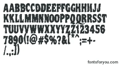 Vtcnightoftheooziedeadcaps font – antique Fonts