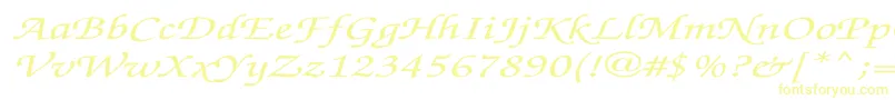 ZapfchanceryMediumitalicEx Font – Yellow Fonts