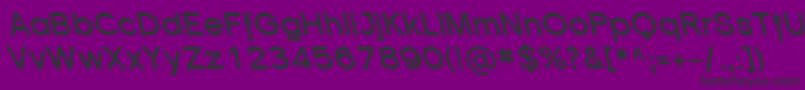 SfflorencesansrevBolditali Font – Black Fonts on Purple Background