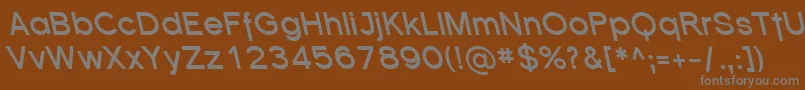 fuente SfflorencesansrevBolditali – Fuentes Grises Sobre Fondo Marrón