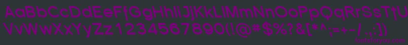 SfflorencesansrevBolditali Font – Purple Fonts on Black Background
