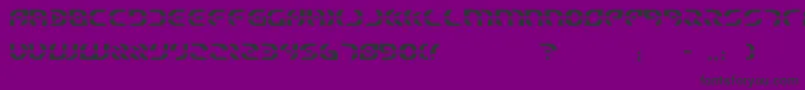 Starf8 Font – Black Fonts on Purple Background