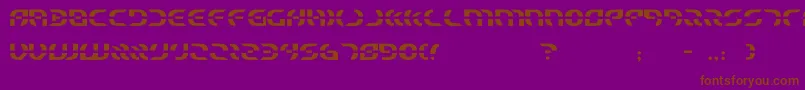 Starf8 Font – Brown Fonts on Purple Background