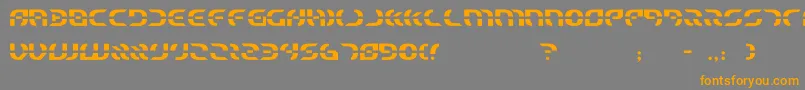 Starf8 Font – Orange Fonts on Gray Background