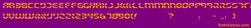 Starf8 Font – Orange Fonts on Purple Background