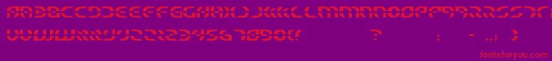 Starf8 Font – Red Fonts on Purple Background