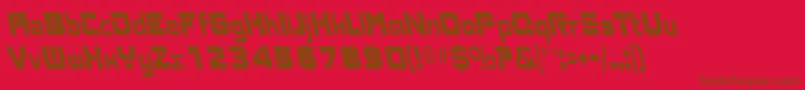 fuente SanasoftAkSent.Kz – Fuentes Marrones Sobre Fondo Rojo