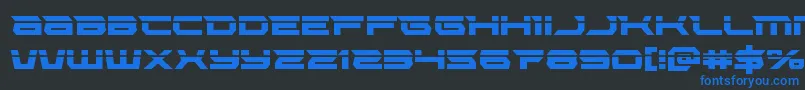 Подробнее о шрифте Lethalforcelaser Шрифт Lethalforcelaser – синие шрифты на чёрном фоне
