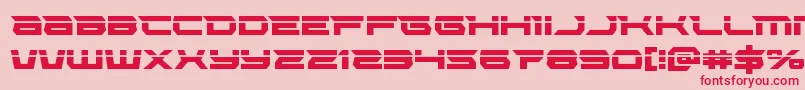 Lethalforcelaser Font – Red Fonts on Pink Background