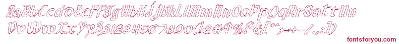 ValeriusOutlineItalic Font – Red Fonts