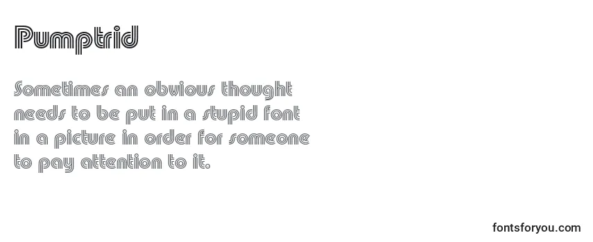 Pumptrid Font