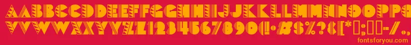 More about Popticstwo Font Popticstwo Font – Orange Fonts on Red Background