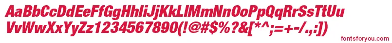 HelveticaneueltstdBlkcno Font – Red Fonts