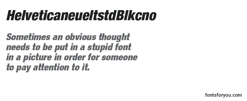 HelveticaneueltstdBlkcno フォントのレビュー