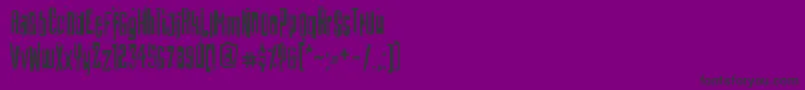 Шрифт BatmosRegular – чёрные шрифты на фиолетовом фоне
