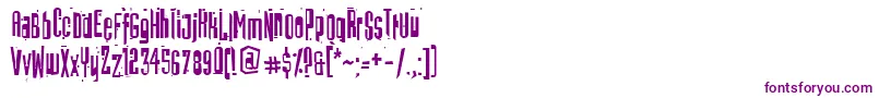 BatmosRegular-Schriftart – Violette Schriften