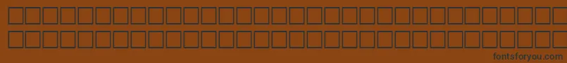 フォントMathRegular – 黒い文字が茶色の背景にあります
