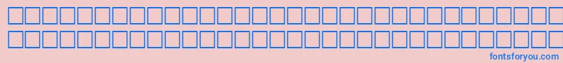 MathRegular Font – Blue Fonts on Pink Background