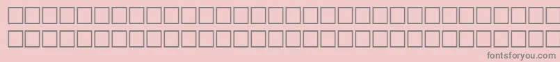 フォントMathRegular – ピンクの背景に灰色の文字