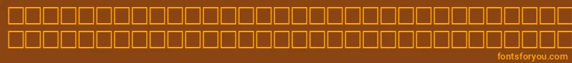 Шрифт MathRegular – оранжевые шрифты на коричневом фоне