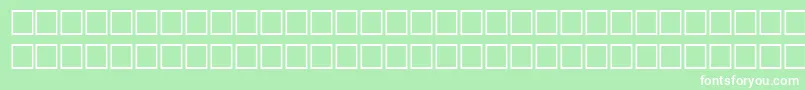 MathRegular Font – White Fonts on Green Background