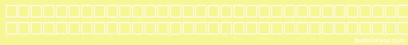 MathRegular Font – White Fonts on Yellow Background