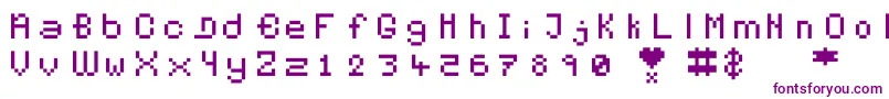 Pixelates Font – Purple Fonts