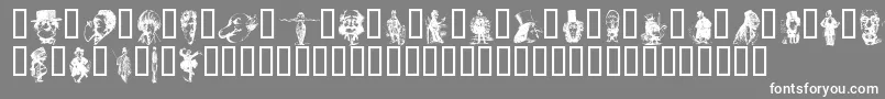 Uncap ffy Font – White Fonts on Gray Background