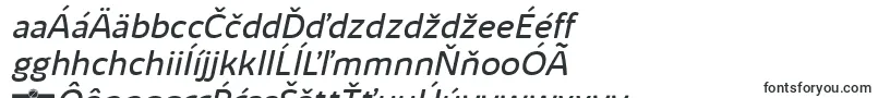 KabrioAlternateBookItalicTrial Font – Slovak Fonts
