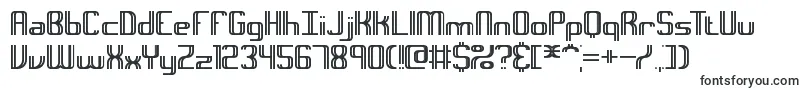 Шрифт IntersectBrk – широкие шрифты