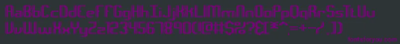 IntersectBrk Font – Purple Fonts on Black Background