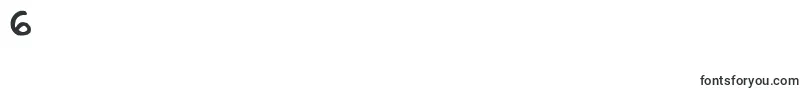 Шрифт Cartnist – шрифты цифры 6