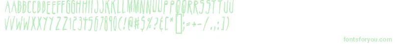 Belizarius-Schriftart – Grüne Schriften