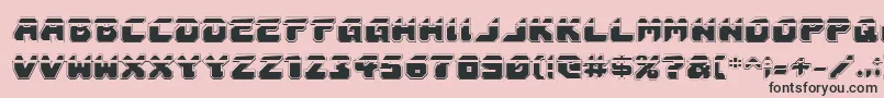 Astropolislaa Font – Black Fonts on Pink Background