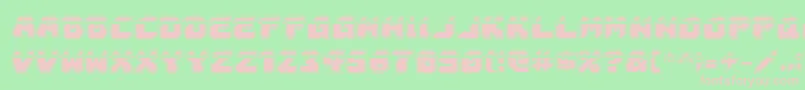 Astropolislaa Font – Pink Fonts on Green Background