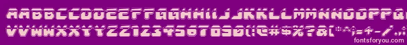 Astropolislaa Font – Pink Fonts on Purple Background