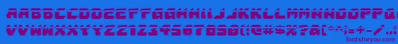 Astropolislaa Font – Purple Fonts on Blue Background