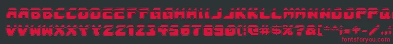 Astropolislaa Font – Red Fonts on Black Background