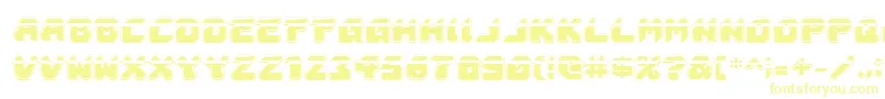 Astropolislaa Font – Yellow Fonts on White Background