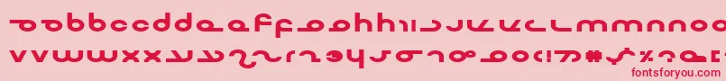 MasterdomExpBold Font – Red Fonts on Pink Background