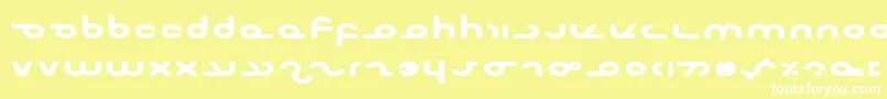 MasterdomExpBold Font – White Fonts on Yellow Background