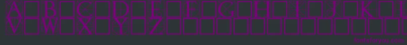 Walrod Font – Purple Fonts on Black Background