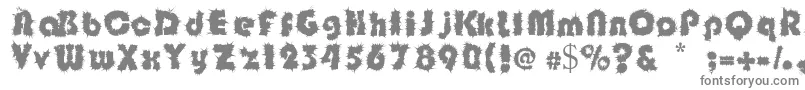 Шрифт Shockfloyd – серые шрифты